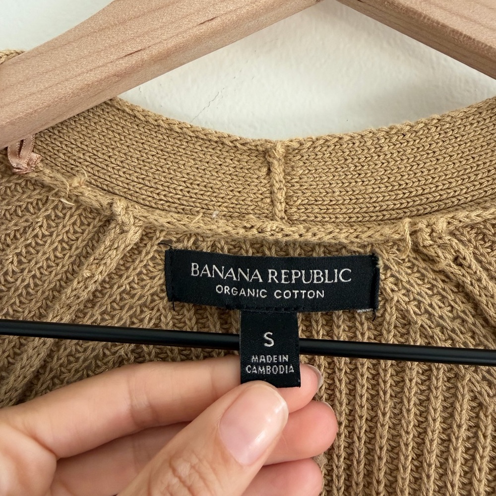 Banana Republic Organic Cotton Cardigan Sweater - Women - Picture 4 of 7